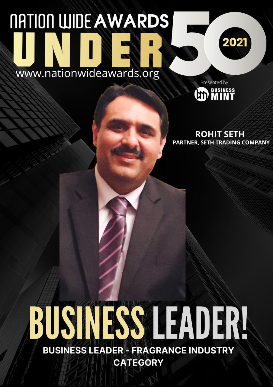 Nation Wide Awards Under 50 – Business Leader, Fragrance Industry